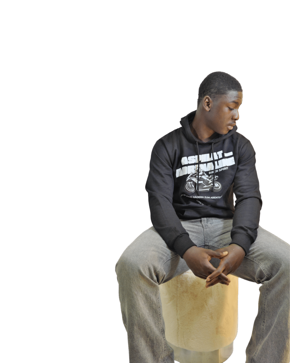 Asphalt & Adrenaline Biker Hoodie – Ride with Spirit - Image 3